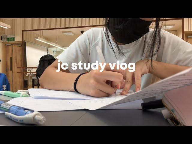 jc productive study vlog singapore  | week in my life, d33 to promos/finals