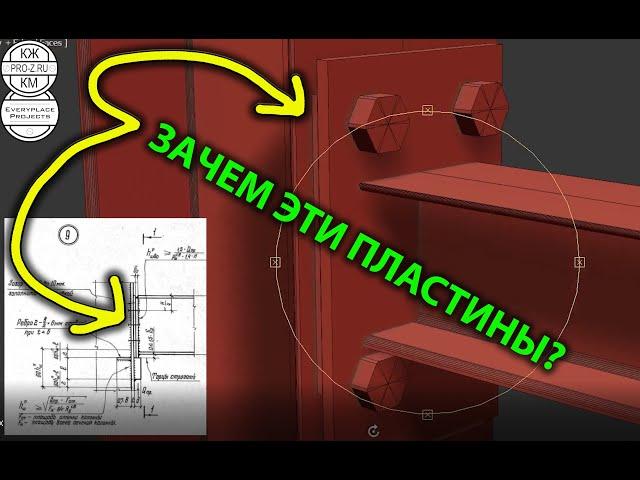 Зачем вставляют стальные пластины в опорных узлах стальных балок | Стальные конструкции