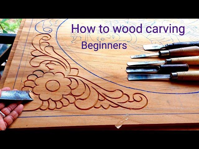 wood carving basic tutorial