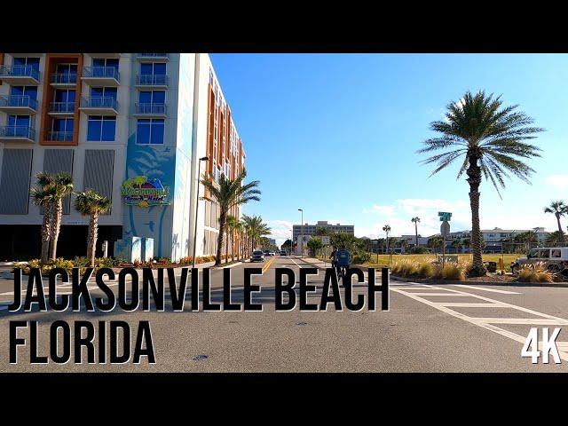 Jacksonville Beach, Florida - 4K Drive