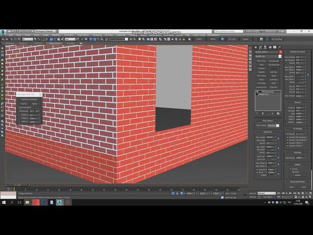 3D Визуализация фасада клинкерными термопанелями Роял Фасад