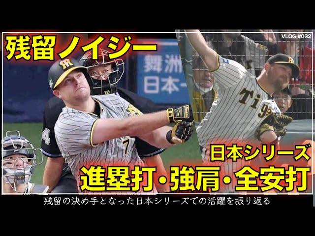 【阪神タイガース】60秒でわかるノイジー残留の決め手となった日本シリーズでの活躍（進塁打・強肩・全安打）