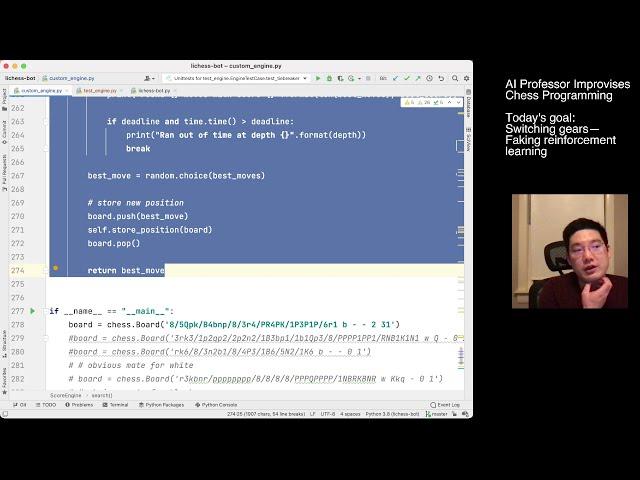 Setting up for Reinforcement Learning | AI Professor Improvises Chess Programming #10
