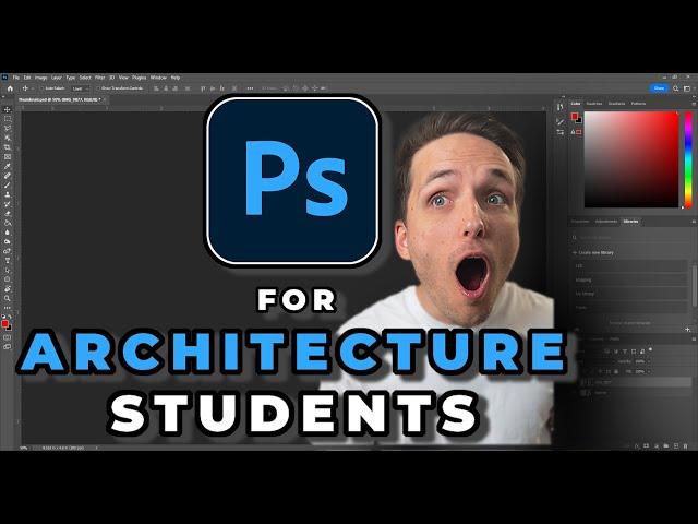 Architecture Photoshop Tip | Select a Color From Outside of Photoshop #Shorts