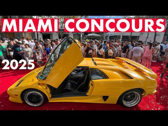 Miami Concours 2025 Design District Car Show