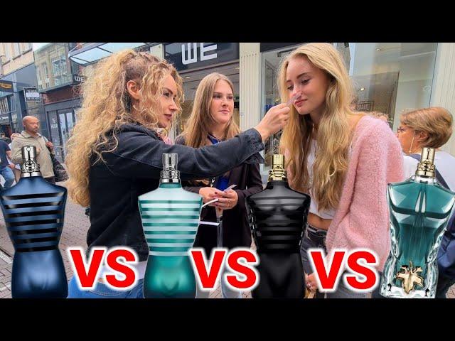 Women React to Jean Paul Gaultier Le Male, Le Male Le Parfum, Ultra Male & Le Beau  Street Battle