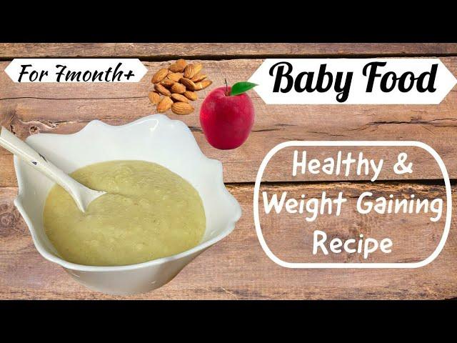 Baby Food |Weight Gain & Brain Development Broken Wheat Apple Nut| For 7+month Babies |Zaak  Diaries