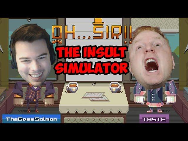 ROASTING SOME SALMON | OH...SIR THE INSULT SIMULATOR | WITH SPECIAL GUEST - THE GAMESALMON