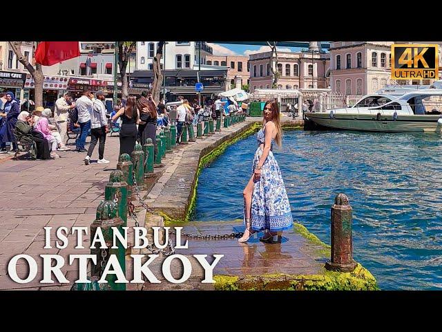 Istanbul Turkey 2024 Ortaköy Walking Tour 4K