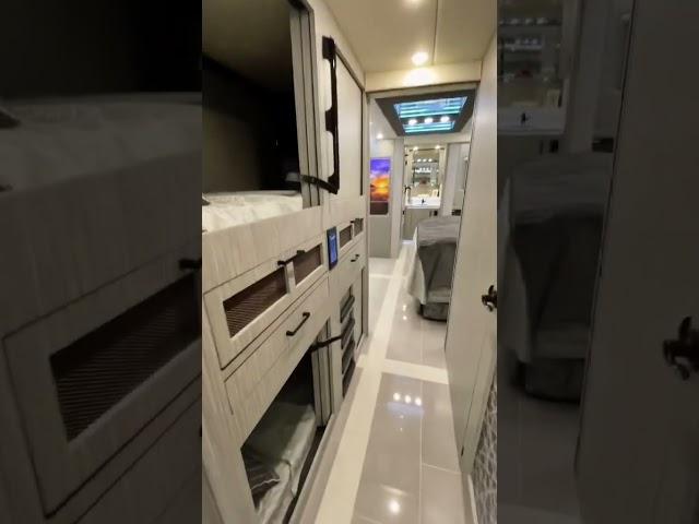 Check out the spa bath in this luxury motorhome  #rvtour #luxury #motorhome #flrvsupershow #rvshow