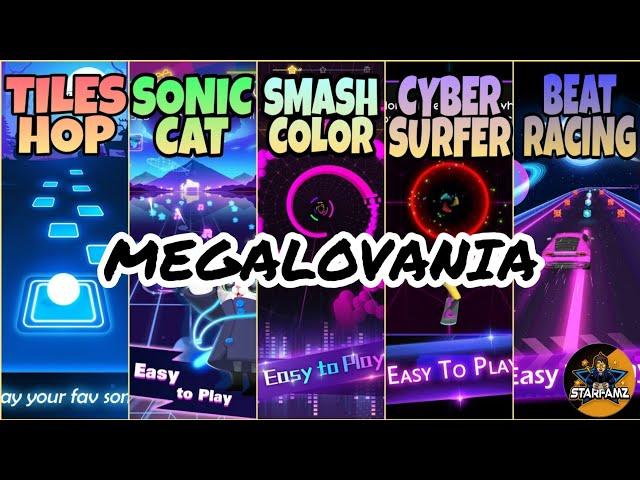 MEGALOVANIA || EDMRush [Tiles Hop, Sonic Cat, Smash Color, Cyber Surfer]