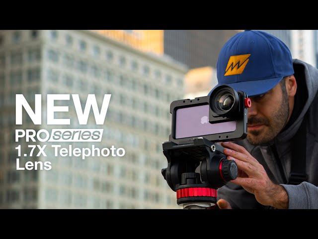 All-new Beastgrip Pro Series 1.7X Telephoto Lens. The best telephoto lens for smartphones is here!