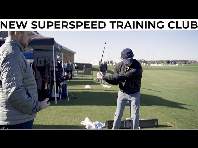 Testing Out The New SuperSpeed C Training Club W/ Golf Science Lab