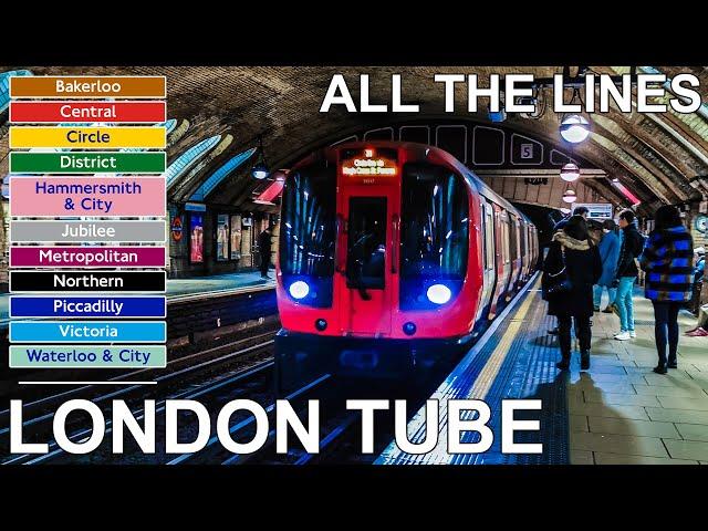  London Underground - All The Lines (4K) (2020)