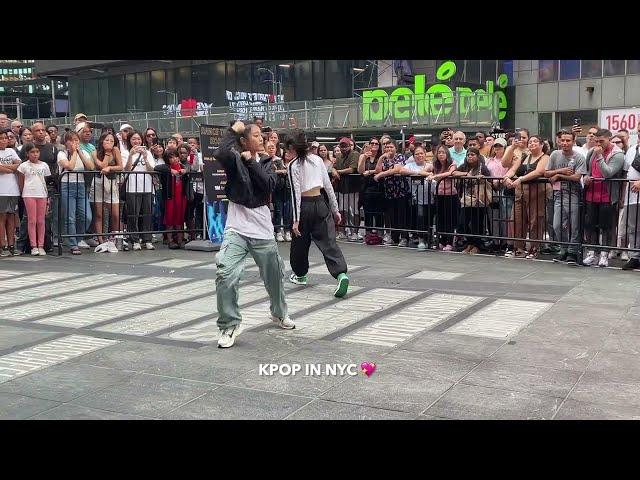 1MILLION DANCE Yoojung Lee x Tina Boo: BLACKPINK Typa Girl 뉴욕 타임스퀘어 NY Times Square 2023.07.19