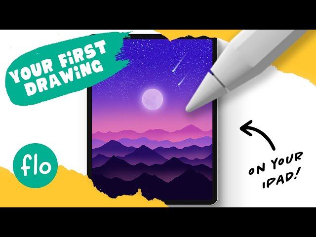 PROCREATE Drawing for Beginners - EASY Step by Step Tutorial