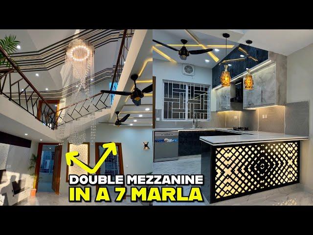 7 Marla | 6 Bedrooms | Double Mezzanine | Double-Height Lounge | Prime Bahria Town Phase 8