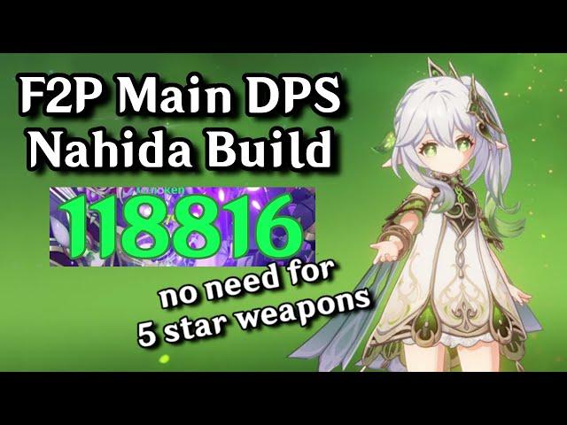 C0 Main DPS Nahida is DEADLY! Special Combo & Playstyle Guide | Genshin Impact