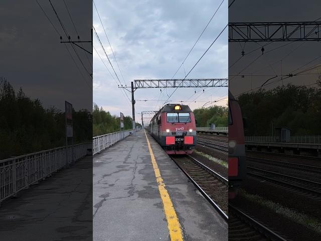 2ЭС4К-090 следует резервом по ст. Ижоры! #ignatpirat #superfacts90 #train_rus #trainspotting #rzd