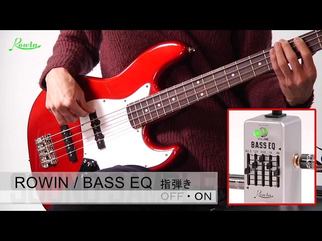 Rowin Pedal- BASS  5-Band Graphic EQ with master level control