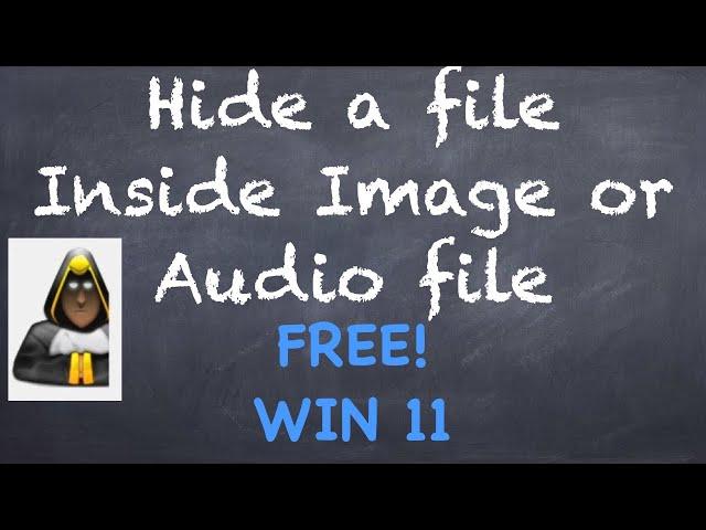 Hide a File Inside Image or Audio with SilentEye - FREE - Win 11