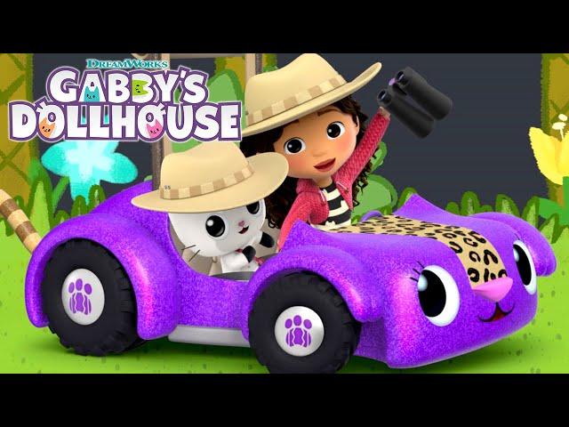 Gabby & Pandy Draw Their Own Jungle Safari! | GABBY'S DOLLHOUSE | Netflix