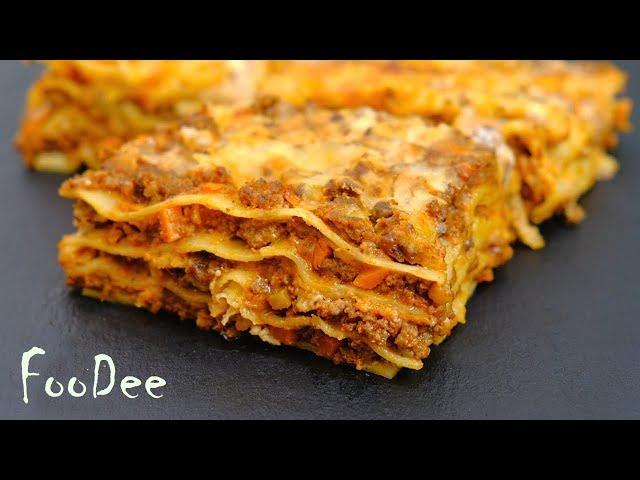 Лазанья - доступный и простой рецепт / Запеканка Лазанья / Lasagne recipe EN