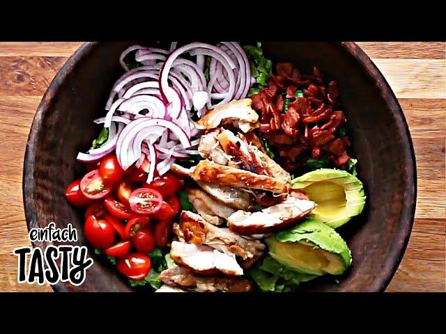 Super leckerer Salat mit Hähnchen | Einfach Tasty Rezept