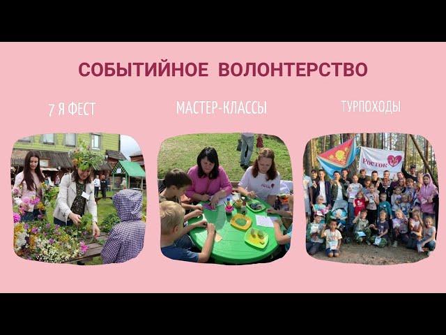 Виды волонтёрства