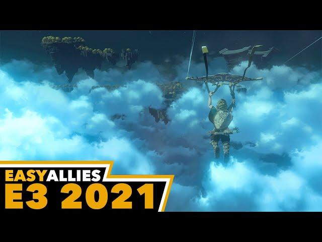 Zelda Breath of the Wild Sequel - Easy Allies Reactions - E3 2021