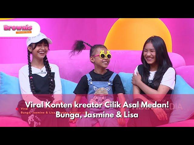 Viral Konten kreator Cilik Asal Medan! Bunga, Jasmine & Lisa - BROWNIS (10/2/25) P2