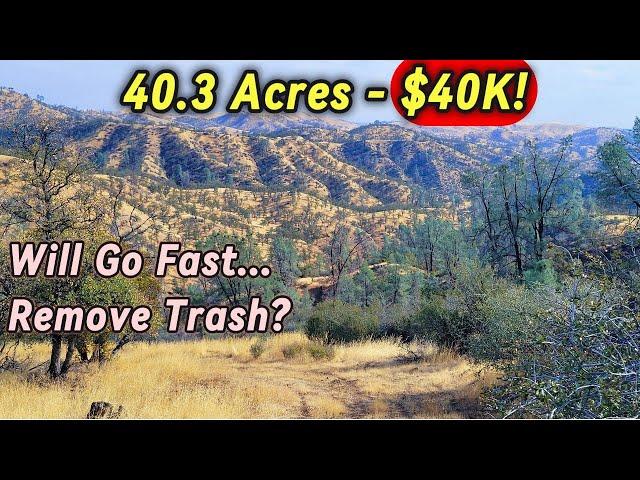 Acreage For Sale in California - Affordable Cheap Land, 40 Acres Ono, CA