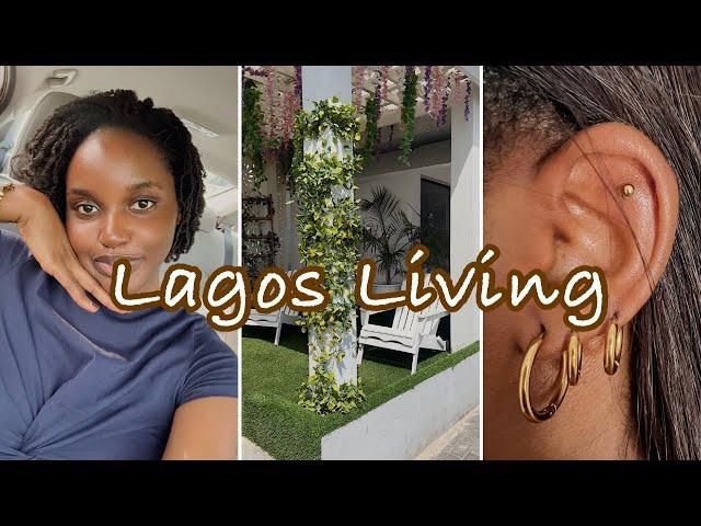 LagosLiving #70 | I CUT MY HAIR?! + new piercings + AMVCA fashion show + hitting 80k subs! & more