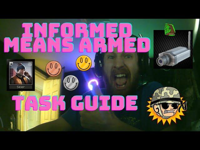 Informed Means Armed Skier task guide