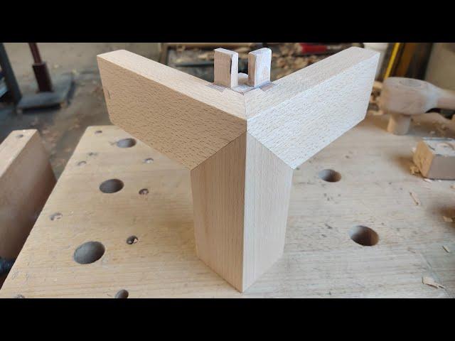 Hanging pin shoulder tenon, traditional tenon and tenon production-5