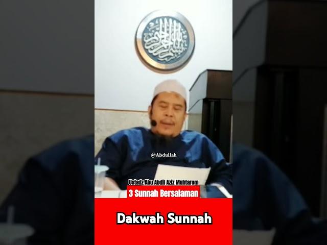 3 Sunnah Bersalaman