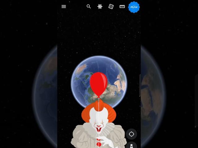 Pennywise Scary Location Found on Google Earth  #shorts