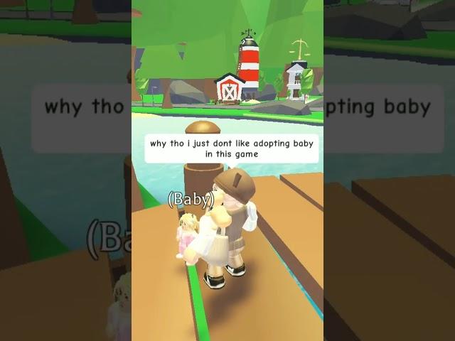 this little girl wanted me to adopt her in adopt me..  #roblox #shorts