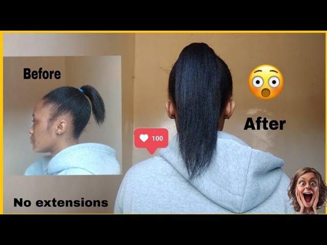 HOW TO GROW HAIR IN 6 MINUTES