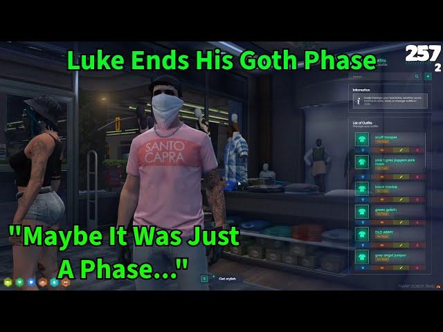 Luke Ends His Emo Goth Phase With Kanye West - Runaway | NoPixel 4.0 GTA RP