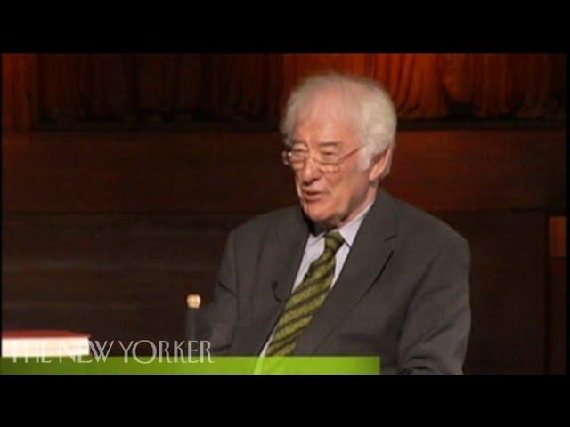 Seamus Heaney on poetry - The New Yorker Festival