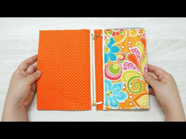 Try Sewing a Double Zipper Wallet with 3 Compartments  Wallet Sewing Tutorial Easy