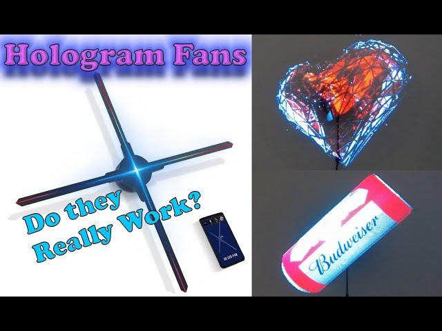 Tech Time: 3D Hologram Fan Projector. Are these things any good??