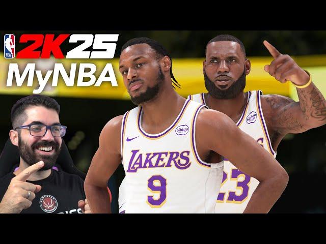 ¿GANO un ANILLO con BRONNY antes de RETIRARSE LEBRON JAMES? - NBA 2K25 - AIRCRISS