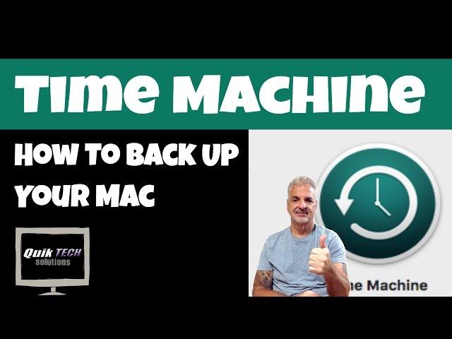 How To Backup Your Mac Using Time Machine