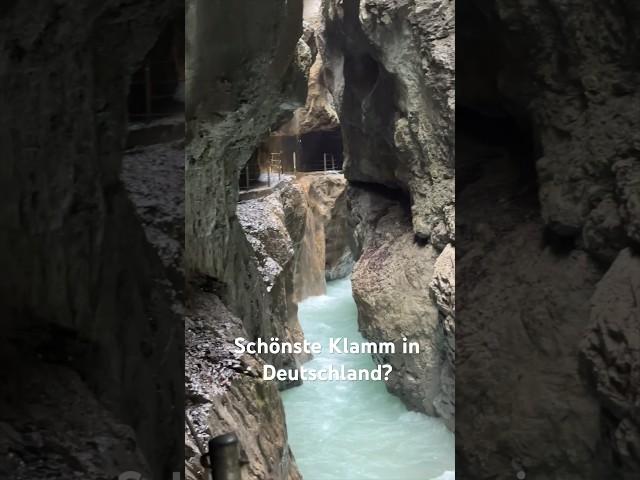 Schönste Klamm in Deutschland? Partnachklamm #partnachklamm #partnach #reintal #zugspitze