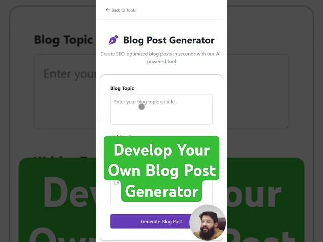 AI Writes a Blog in Seconds!  Watch This! #aidevelopment #aipowered #buildwithai