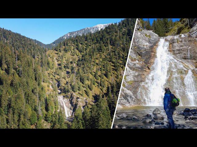 Von Jachenau zum Glasbach Wasserfall - Entspannende Momente am Walchensee