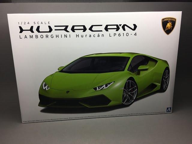 Unboxing: Aoshima Lamborghini Huracan LP610-4