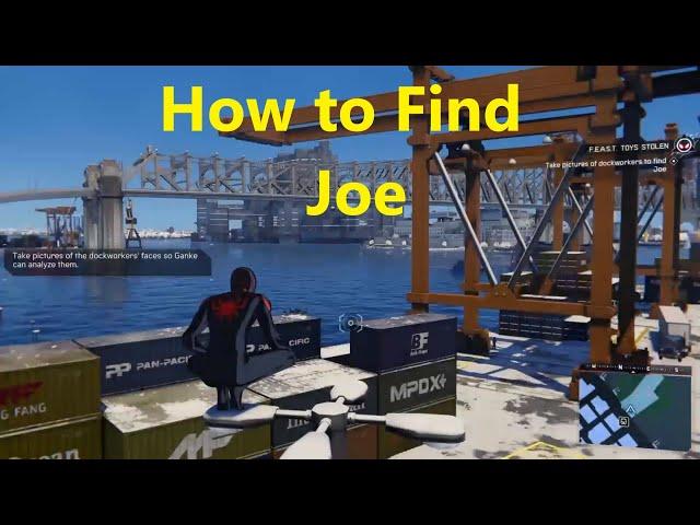 How to find Joe (stolen toys) - Spider Man Miles Morales